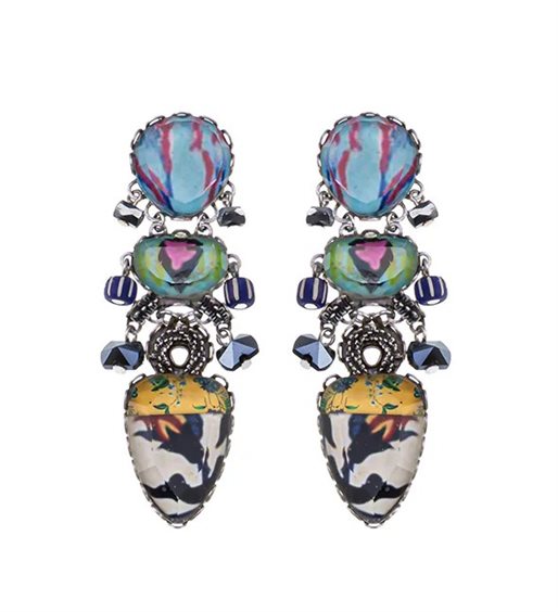 Orecchini Ayala Bar Donna Candy Twist in Lega metallica Cristallo R2400 - R2400